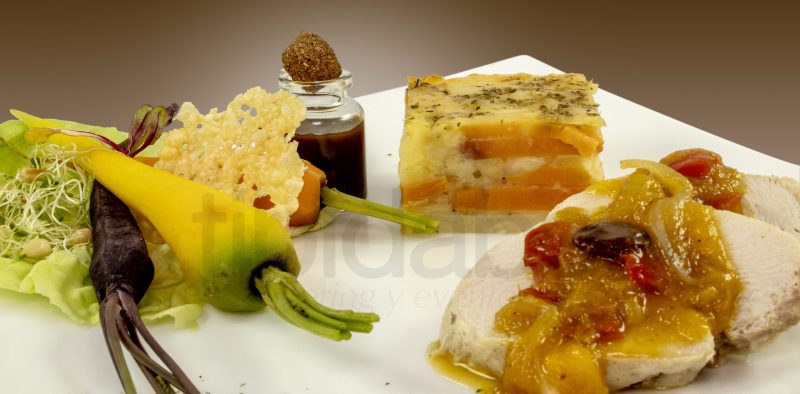 Pavo con chutney de Mango